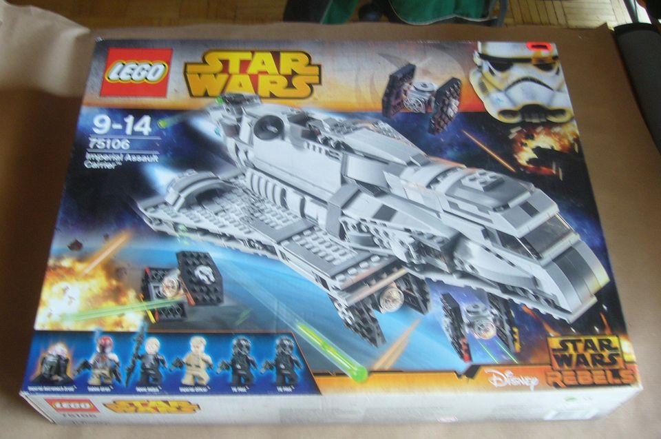 Lego Star Wars 75106 Imperial Assault Carrier OVP ungeöffnet in Solms