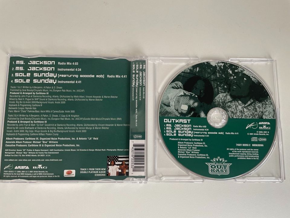 CD Single „Ms. Jackson“ Outkast in Großkrotzenburg