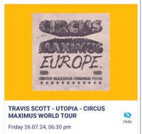 Travis Scott Tickets 4x Sitzplatz Frankfurt 26.07.24 Niedersachsen - Bad Essen Vorschau