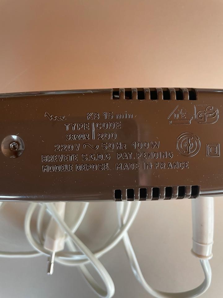 Elektrisches Messer Moulinex Vintage TYP38202 100W neuwertig in Jettingen