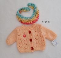 Puppenkleidung Gr 40-43 cm / Strickjacke Set 2-tlg / handmade neu Baden-Württemberg - Pfedelbach Vorschau