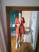 Bershka Mantel Wildlederimitat Orange Trenchcoat S Baden-Württemberg - Sexau Vorschau