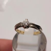 ❤Antiker Art Deco Brillant Ring aus 585er Gelbgold und Weißgold Essen - Steele Vorschau