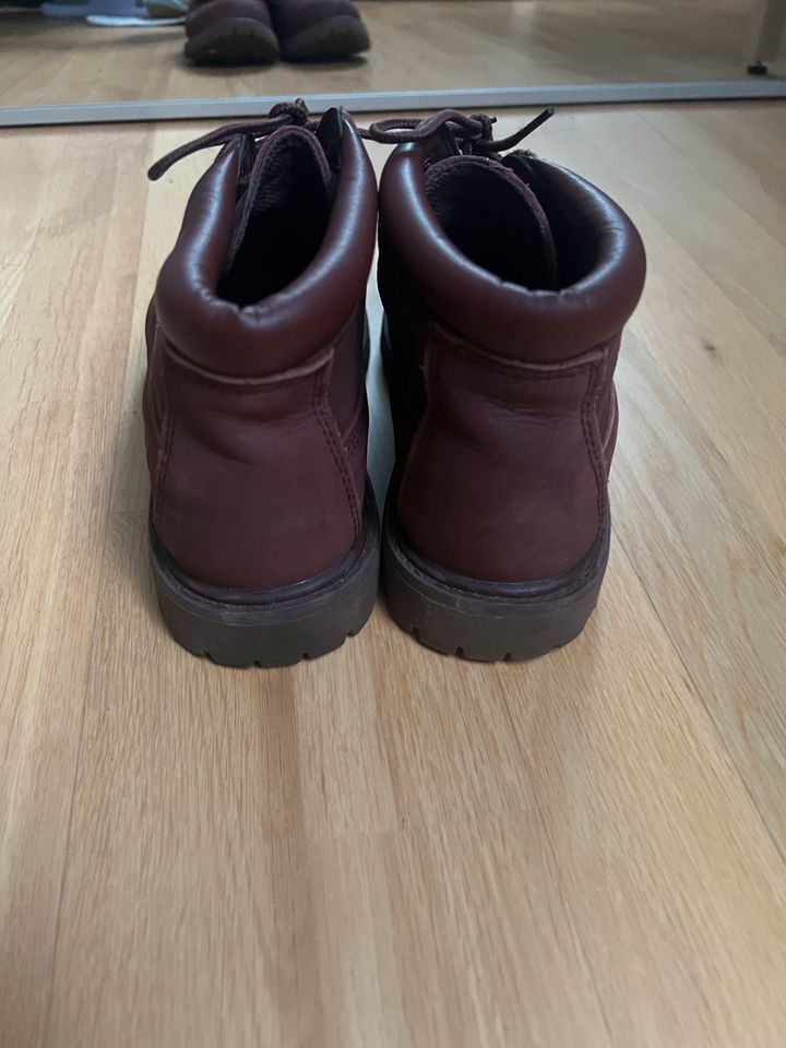 Timberland Boots Stiefeletten Gr. 37,5 Bordeaux NEUWERTIG in Krefeld