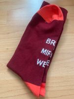 Socken NEU Bring mir Wein 39-42 Geschenk Auszeitsocken Baden-Württemberg - Friedrichshafen Vorschau