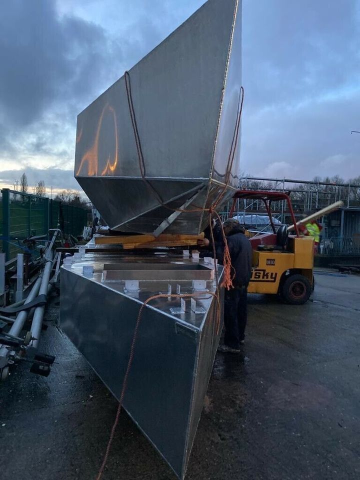 Aluminium Rumpf Ponton Schwimmkörper für DIY Bau Hausboot in Hamburg