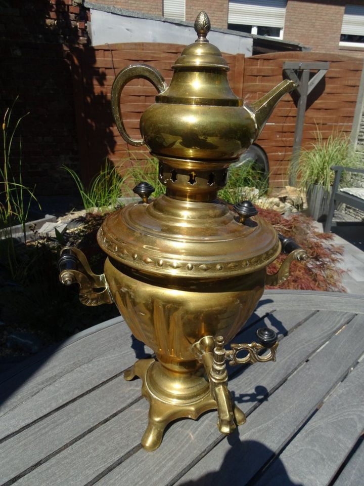 Alter Samowar--Messing ?--USSR-Russland--Antik--Samovar in Alsdorf