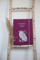 Handmade Zeugnismappe *Einhorn* mit Dokumentenmappe Rheinland-Pfalz - Treis-Karden Vorschau