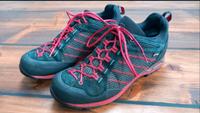 HANWAG Wanderschuhe Trekkingschuhe Goretex Gr.40,5 schwarz rot Sachsen - Neugersdorf Vorschau