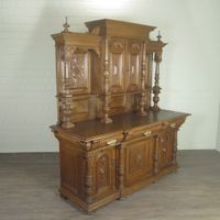 23827 Buffetschrank Schrank Gründerzeit 1880 Eiche Antik München - Altstadt-Lehel Vorschau