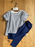 NEU Manguun Mädchen Set Shirt Leggings Bio Baumwolle 80 marine bl Nordrhein-Westfalen - Gummersbach Vorschau