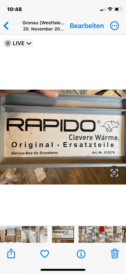 Rapido Service-Box für Econtherm 010379 in Gronau (Westfalen)