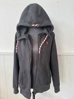 Naketano Pullover Hoodie Kapuze Reißverschluss grau Größe L Niedersachsen - Stade Vorschau