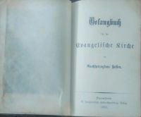 Gesangbuch alt 1883 evangelisch Hessen - Feldatal Vorschau