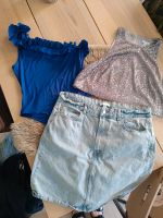 H&M Damen Sommerpaket Body Jeansrock Pailletten top Gr L Nordrhein-Westfalen - Lemgo Vorschau