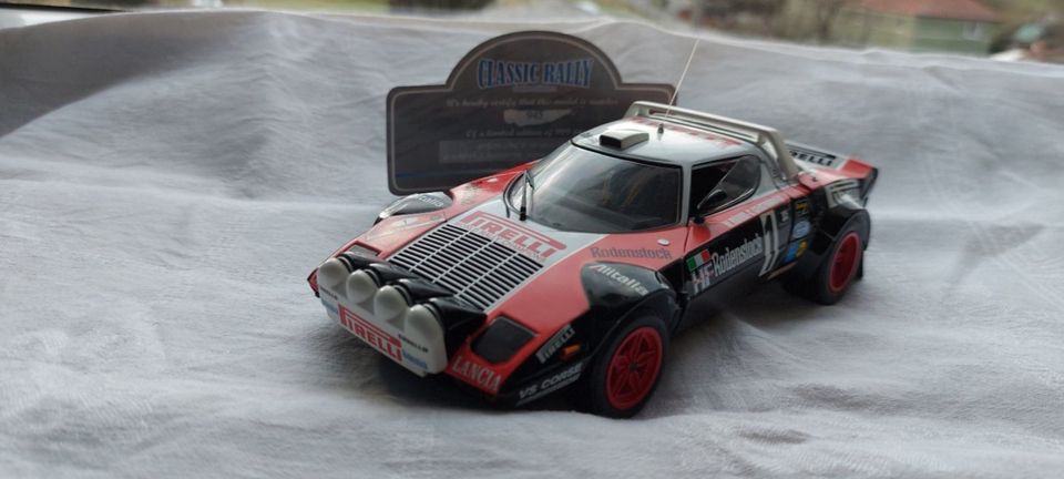 Lancia Stratos  W. Röhrl   1:18  von Sun Star in Stadtroda