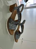 Neue Rieker Sandalen, 41 blau Bayern - Hallbergmoos Vorschau