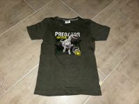 Salt‘n Pepper T-Shirt Gr. 116 122 Dino Predator khaki dunkelgrün Niedersachsen - Langenhagen Vorschau