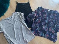 Kleiderpaket Set Damen H&M Bluse Shirts 36 S schwarz Gold Muster Bayern - Barbing Vorschau