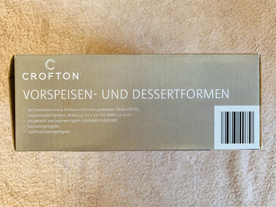 Crofton Dessertformen aus Edelstahl *NEU* in Frankfurt am Main