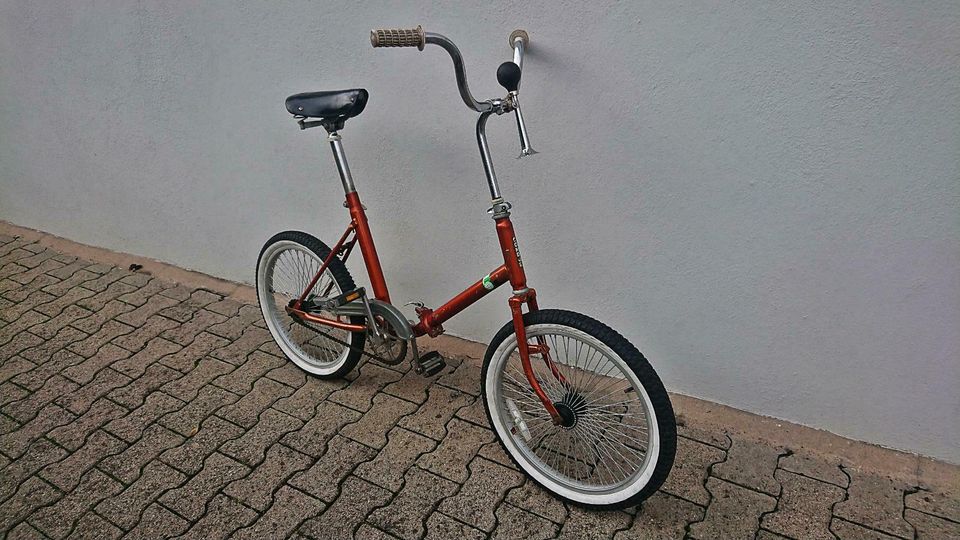 Oldschool Klapprad Beach Cruiser Singlespeed in Altenstadt