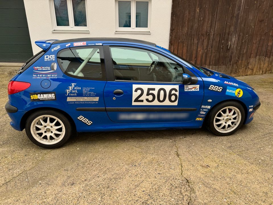 Peugeot 206 Slalom/Tracktool/Ringtool/Bergrennen in Litzendorf