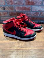 Nike Air Jordan 1 Mid – schwarz/rot - Größe 39 Bremen - Oberneuland Vorschau