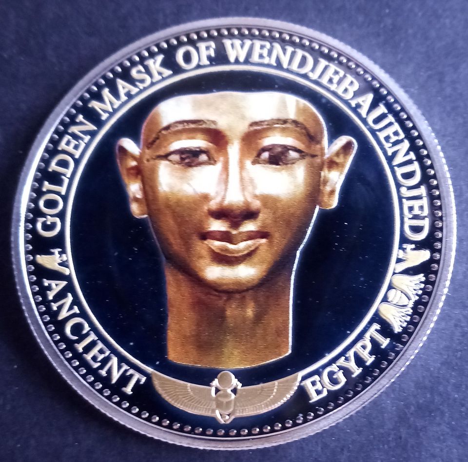 Altes Ägypten Silbermünze "Goldene Maske" 2016 Sammlermünze Polie in Heilbronn