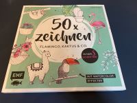 Buch „50x zeichnen - Flamingos, Kaktus und Co.“ von Anne Kubik Nordrhein-Westfalen - Unna Vorschau