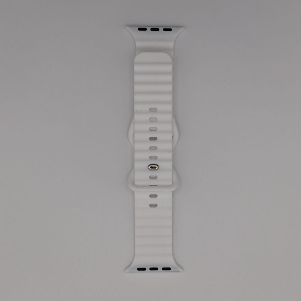 OceanBreeze Silikon Armband für Apple Watch 1-9 Ultra 2 38mm-49mm in Burgheim