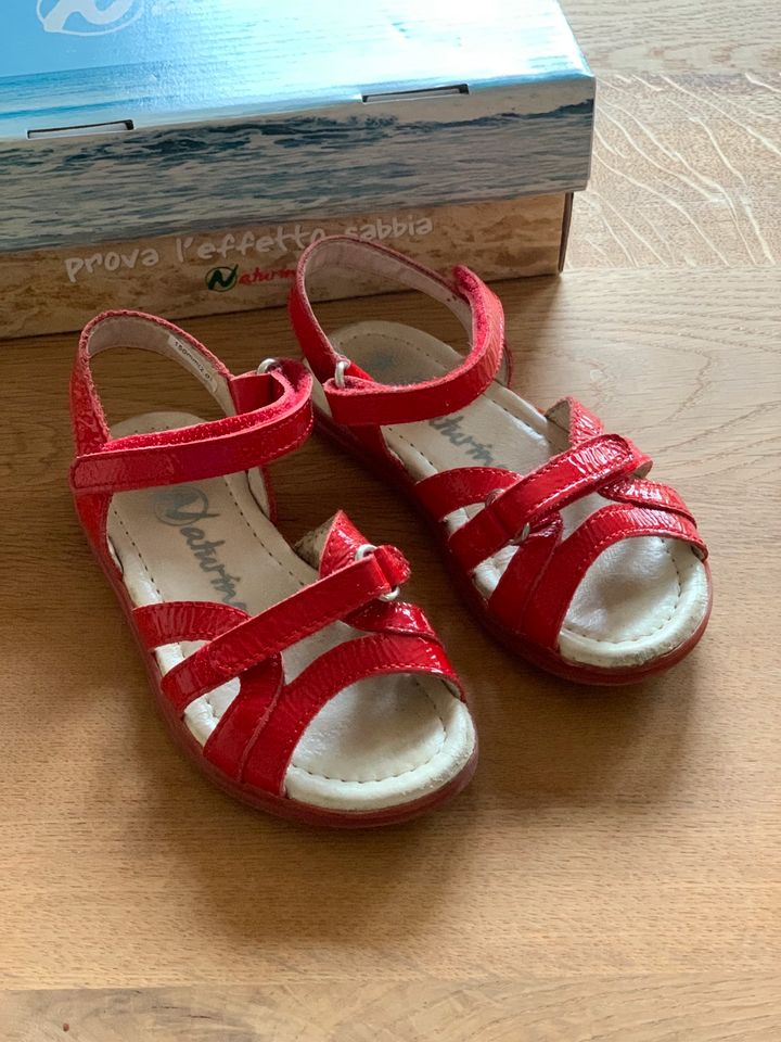 Bisgaard Naturino Billowy Sandalen blau rot gold 24 LILI24 in Mörlenbach