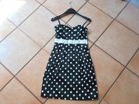 Sommerkleid schwarz weiß gepunktet Punkte Rockabilly - Gr. 34 XS Bayern - Erlangen Vorschau