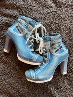Jeans Highheels Hessen - Mühltal  Vorschau