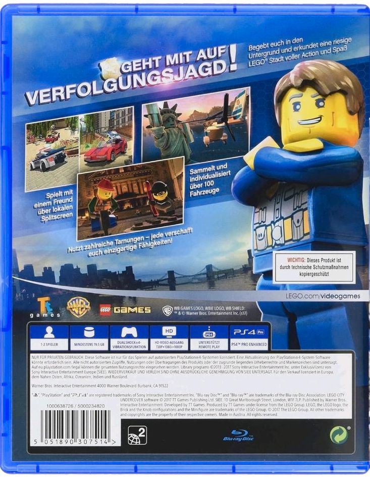 Lego City Undercover Sony PS4 Top zustand in Düren