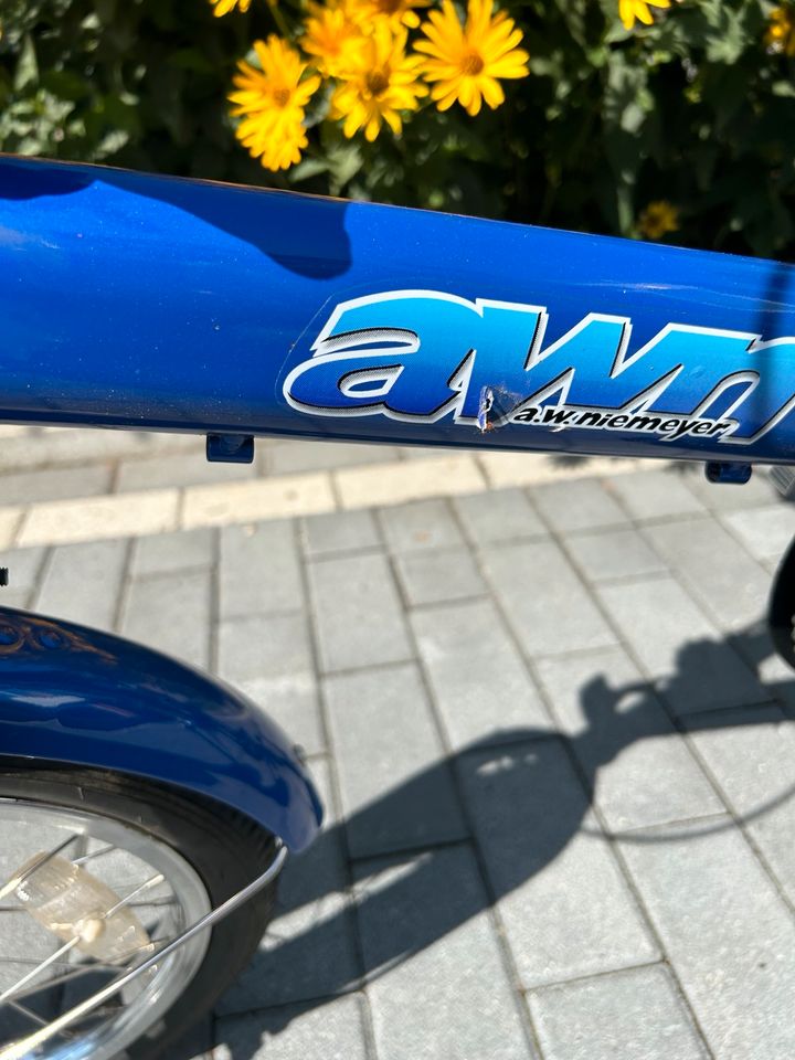 AWN Klapprad Faltrad Fahrrad 16 Zoll blau (Nr.2) in Berlin