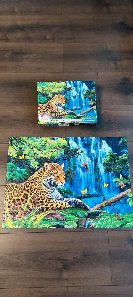 Clementoni Puzzle 3D Set 2x je 1000 Teile Magic Jaguar u. Meer in Emmendingen