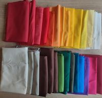 28 Stoffe Meterware Uni Regenbogen Farben Baumwolle Nordrhein-Westfalen - Bedburg-Hau Vorschau