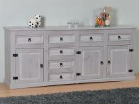 Sideboard New Mexiko Kiefer massiv grau Mexico Schubladen Kommode Schleswig-Holstein - Neumünster Vorschau