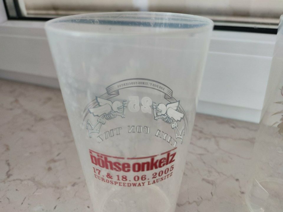 Böhse Onkelz Bierbecher Lausitzring Abschlusskonzert Lausitzring in Zuchau