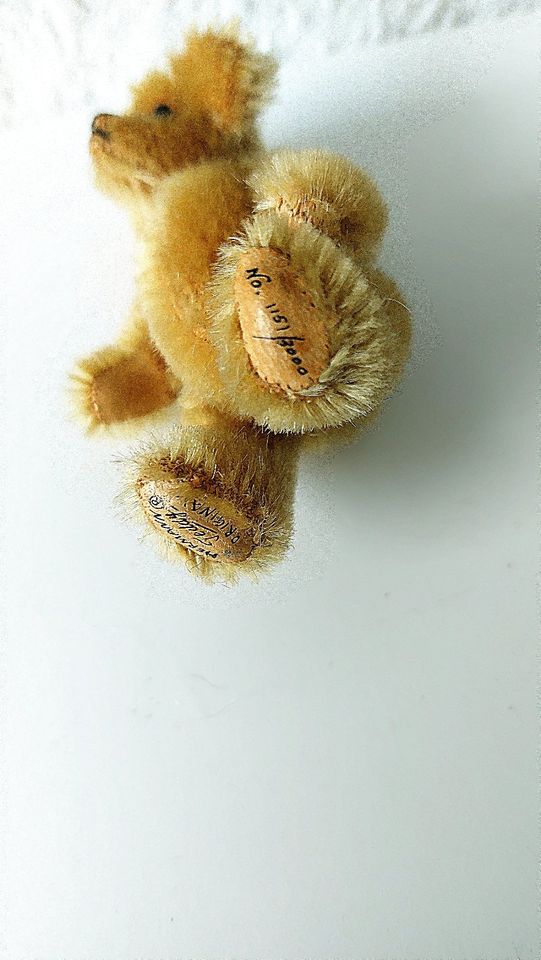 Bär HERMANN „Miniatur Teddy Junior“ MOHAIR 7cm + BOX limitiert in Lüneburg