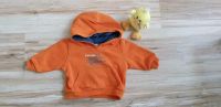 Winterpullover Pullover Hoodie Sweatshirt Größe 62/68 Orange Sachsen-Anhalt - Halle Vorschau