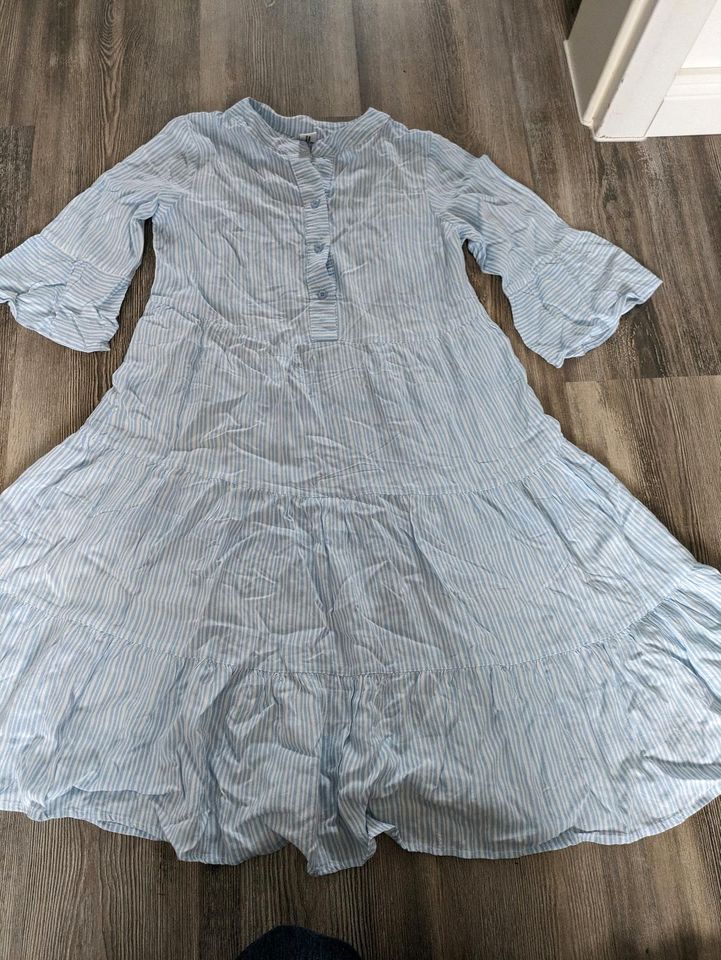 2x Sommerkleider Blusenkleider Kleid Tunika Größe 134/140 in Rheine