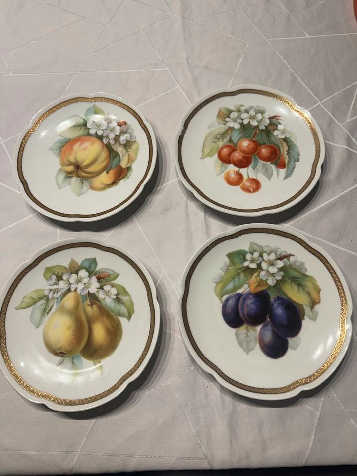 Porzellan Sammler Teller, PT Bavaria Tirschenreuth,  Obstmotiv in München