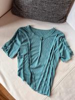 Asymmetrisches Croptop petrol Nordrhein-Westfalen - Lage Vorschau