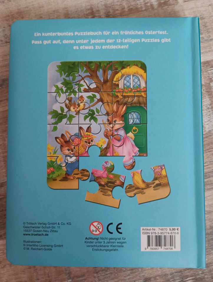 Bücher für Kinder je 3€ - Puzzlebuch Ostern Dora in Reichertshofen