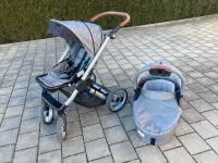 Mutsy Evo Kombikinderwagen 2in1 mit Babywanne in grau Baden-Württemberg - Laupheim Vorschau