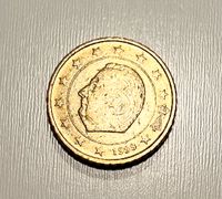 50  Cent Münze. Belgien 1999 Hessen - Rüsselsheim Vorschau