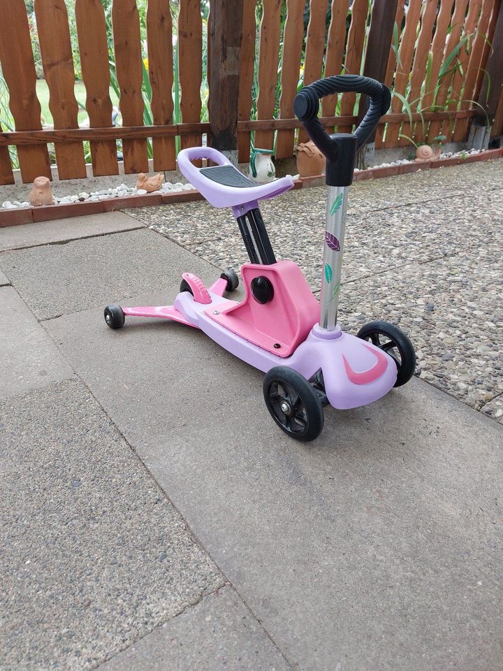 Laufrad Delta Sport Kinderroller Scooter Sitz Lila Rosa in Hannover