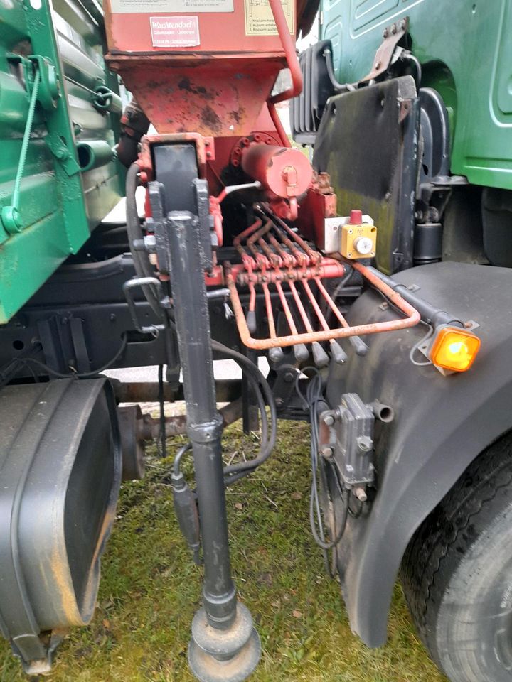 MAN 8.174 Kipper mit Kran. Allrad 4x4 grüne Plakette Wohnmobil in Esterwegen