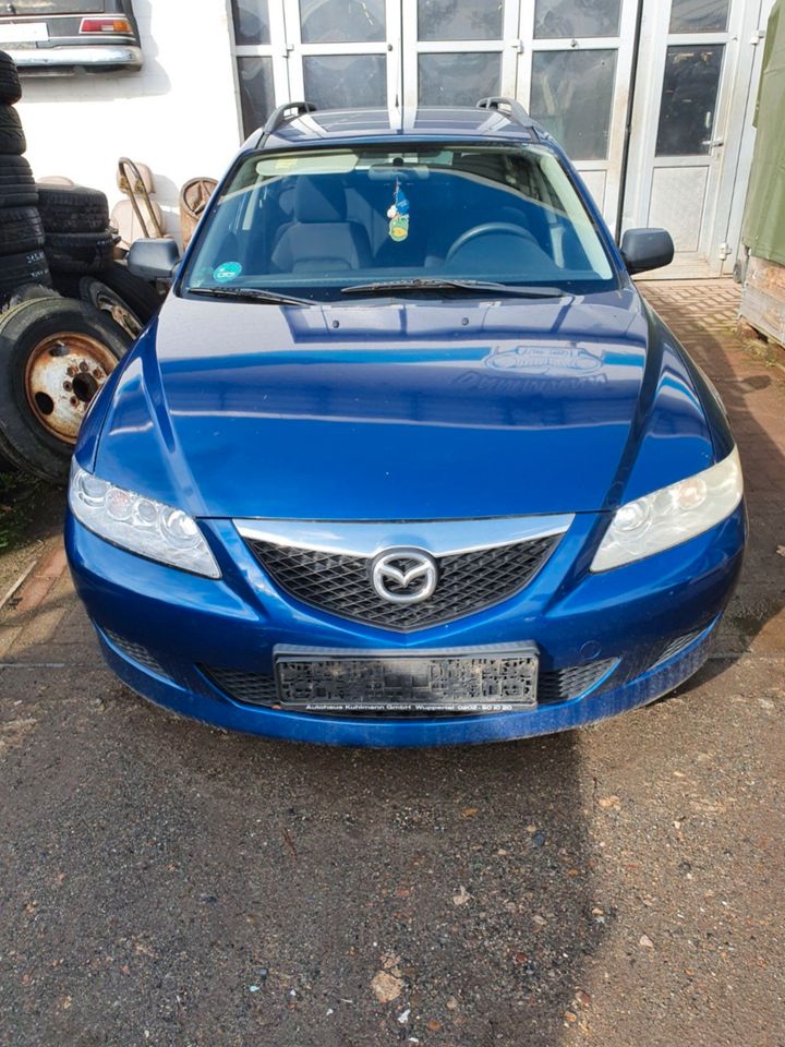 Mazda 6 GG/GY Schlachtfest Ersatzteile Blau 247.595km Bj.03 in Bremervörde